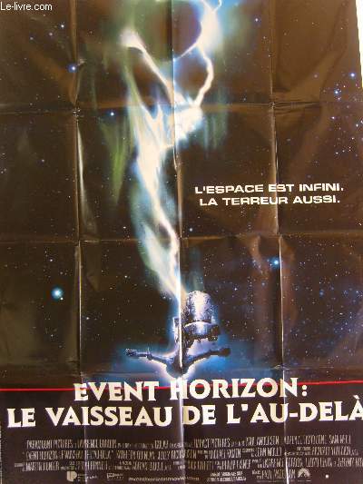AFFICHE DE CINEMA - EVENT HORIZON : LE VAISSEAU DE L'AU-DELA