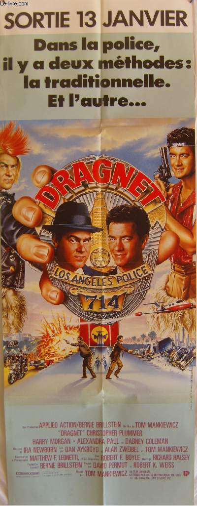 AFFICHE DE CINEMA - DRAGNET