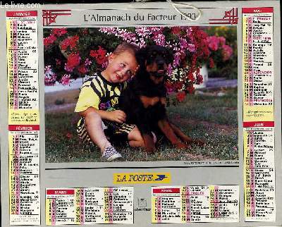 CALENDRIER - L'ALMANACH DU FACTEUR - ENFANTS / ANIMAUX