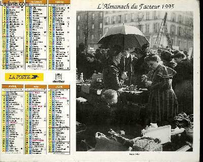 CALENDRIER - ALMANACH DU FACTEUR - PARIS 1900 -