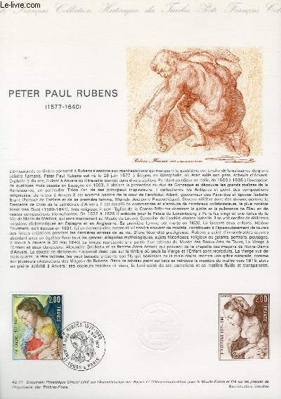 DOCUMENT PHILATELIQUE OFFICIEL N42-77 - PETER PAUL RUBENS 1577-1640 (N1958 YVERT ET TELLIER)