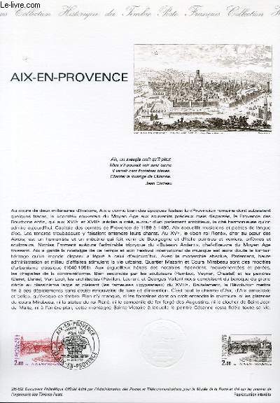 DOCUMENT PHILATELIQUE OFFICIEL N26-82 - AIX EN PROVENCE (N2194 YVERT ET TELLIER)