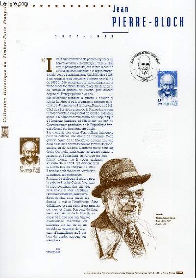 DOCUMENT PHILATELIQUE OFFICIEL - JEAN PIERRE BLOCH 1905-1999 (N3434 YVERT ET TELLIER)