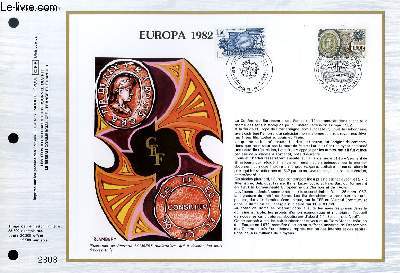 FEUILLET ARTISTIQUE PHILATELIQUE - CEF - N 629 - EUROPA 1982