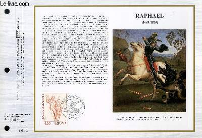 FEUILLET ARTISTIQUE PHILATELIQUE - CEF - N 677 - RAPHAEL (1483-1520)