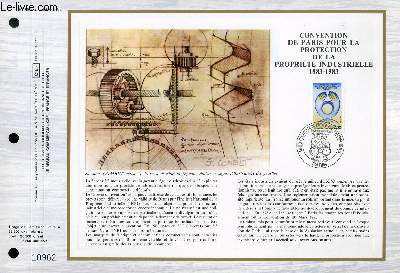 FEUILLET ARTISTIQUE PHILATELIQUE - CEF - N 685 - CONVENTION DE PARIS POUR LA PROTECTION DE LA PROPRIETE INDUSTRIELLE 1883-1983