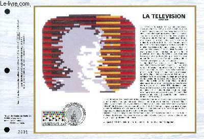 FEUILLET ARTISTIQUE PHILATELIQUE - CEF - N 756 - LA TELEVISION (1935-1985)