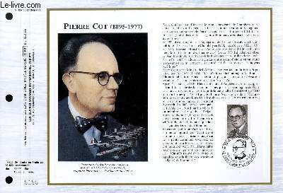 FEUILLET ARTISTIQUE PHILATELIQUE - CEF - N 807 - PIERRO COT (1895-1977)