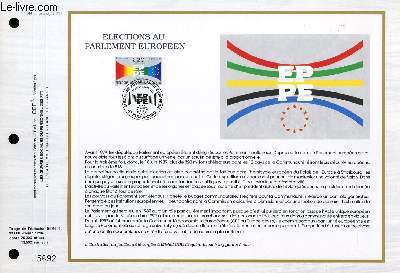 FEUILLET ARTISTIQUE PHILATELIQUE - CEF - N 944 - ELECTION AU PARLEMENT EUROPEEN