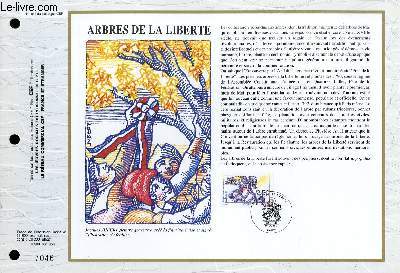 FEUILLET ARTISTIQUE PHILATELIQUE - CEF - N 1047 - ARBRES DE LA LIBERTE