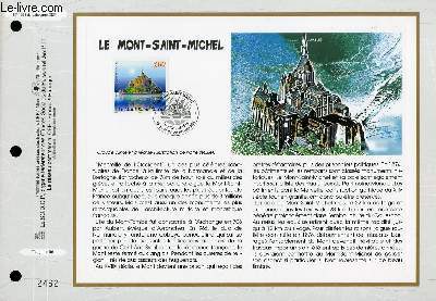 FEUILLET ARTISTIQUE PHILATELIQUE - CEF - N 1381 - LE MONT-SAINT-MICHEL