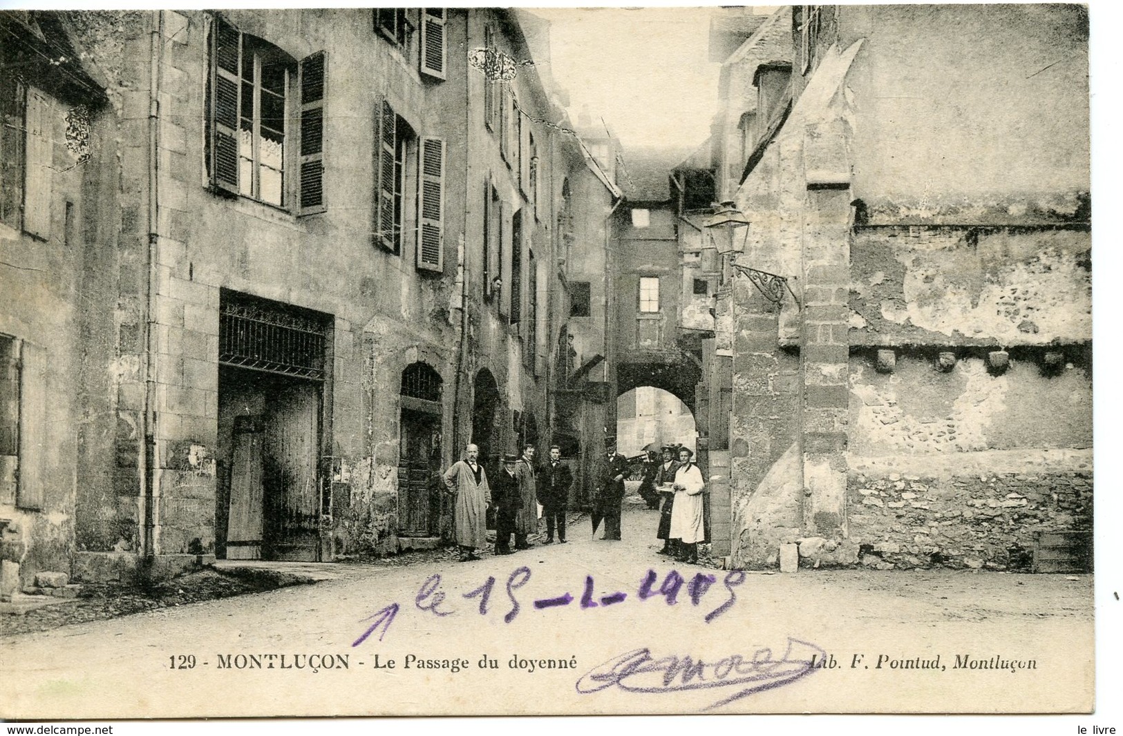 CPA 03 MONTLUCON. LE PASSAGE DU DOYENNE 1915