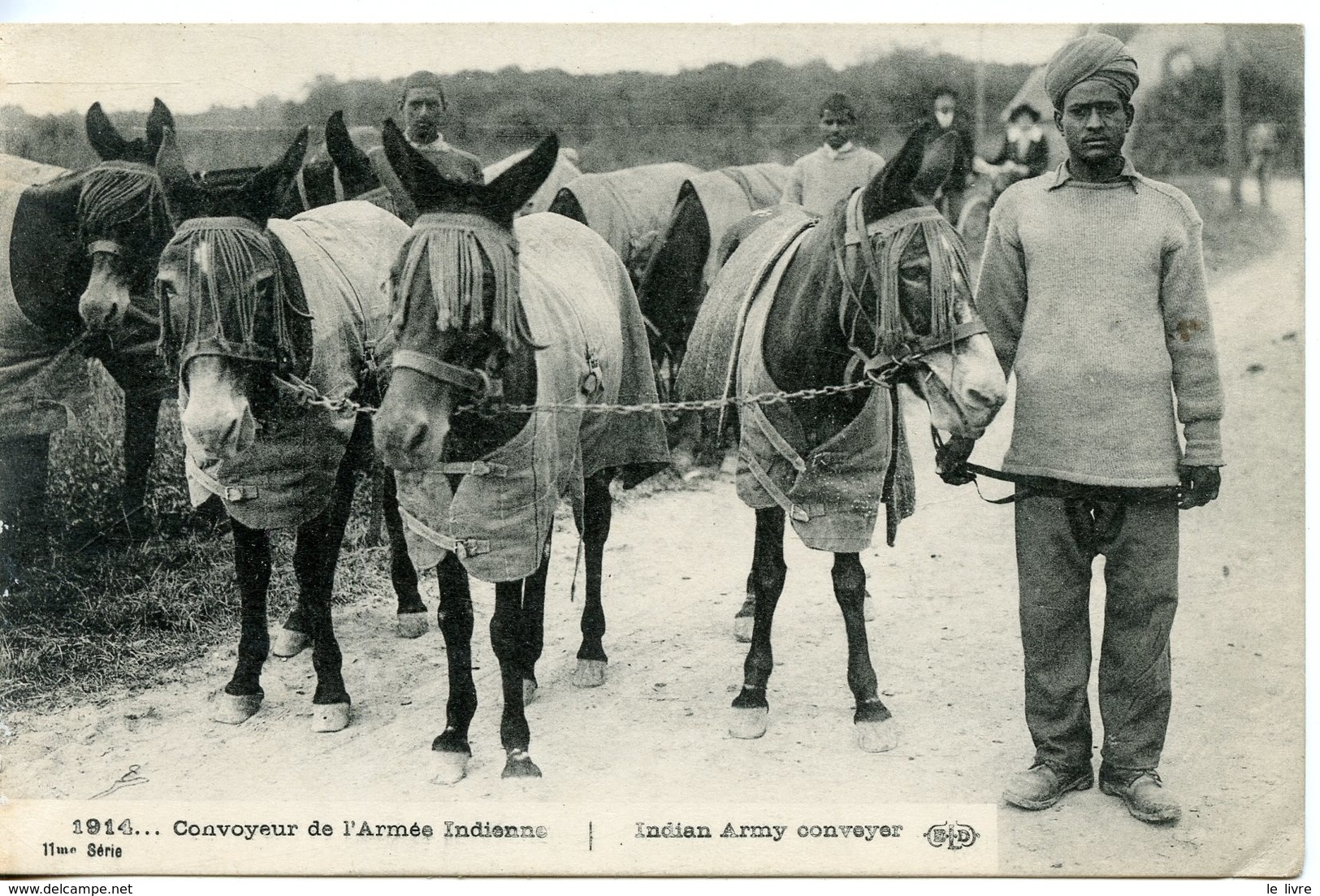 CPA 1914 CONVOYEUR DE L'ARMEE INDIENNE. INDIAN ARMY CONVOYER