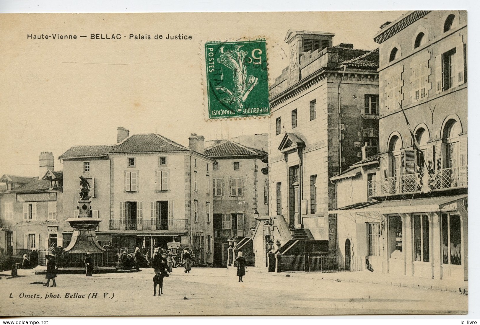 CPA 87 BELLAC. PALAIS DE JUSTICE 1910