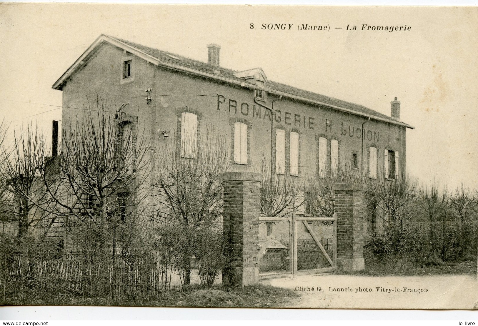 CPA 51 SONGY. LA FROMAGERIE 1918