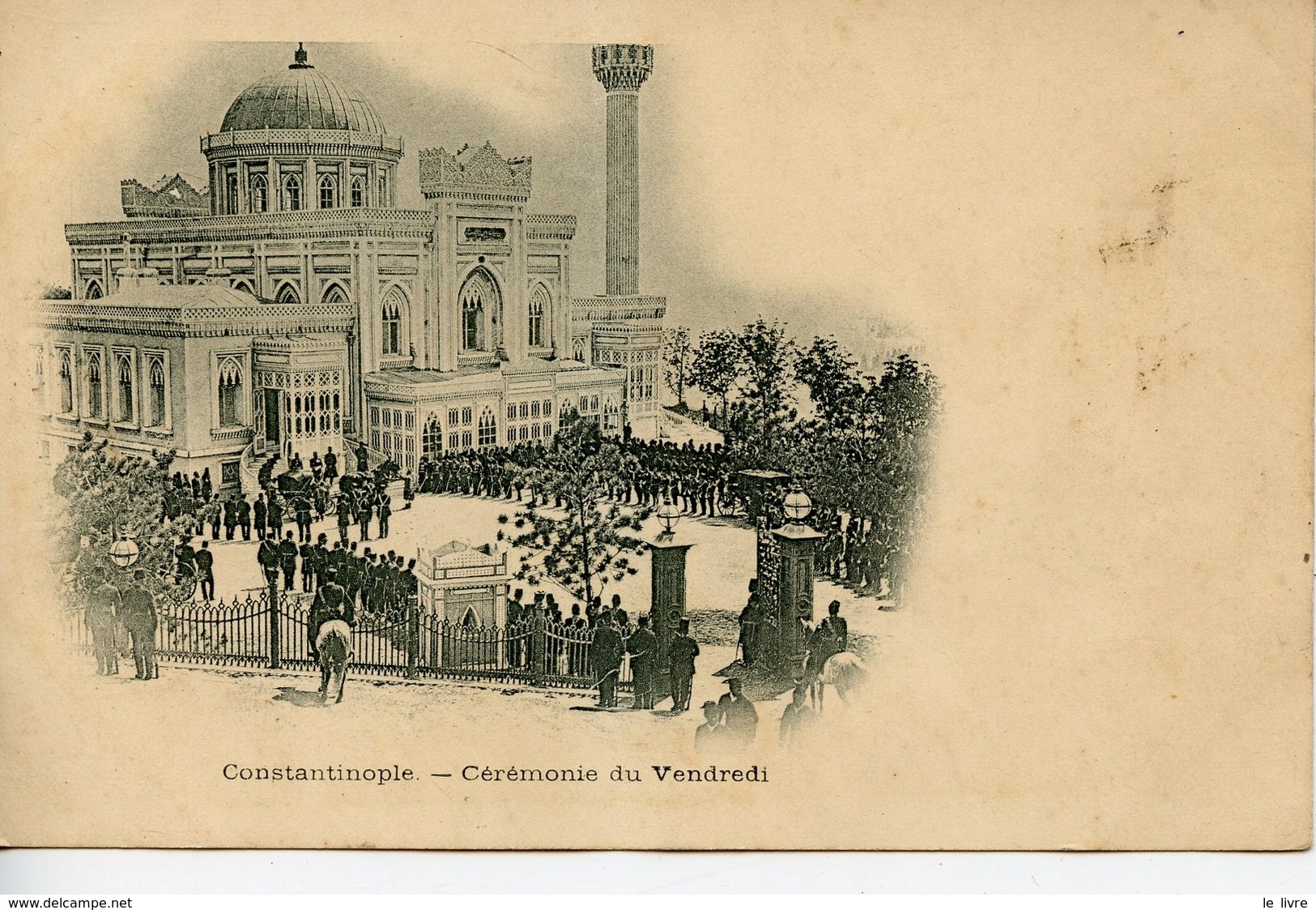 CPA TURQUIE CONSTANTINOPLE (ISTANBUL) CEREMONIE DU VENDREDI 1905