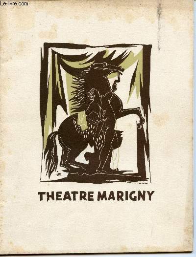 PROGRAMME THEATRE MARIGNY (1949)