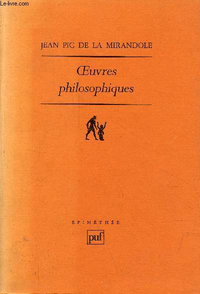 Oeuvres philosophiques - Collection Epimthe.