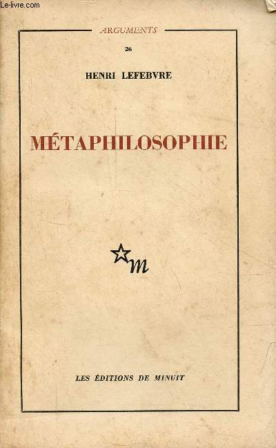 Mtaphilosophie prolgomnes - Collection 