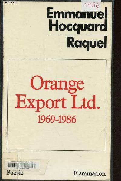 Orange export Ltd. 1969-1986 - Collection posie.