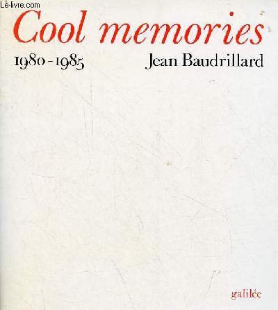 Cool Memories 1980-1985 - Collection dbats.