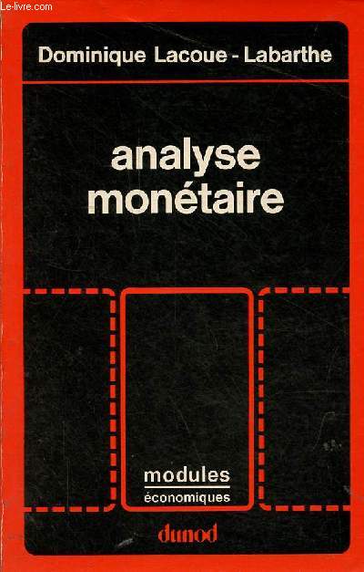 Analyse montaire - Collection 