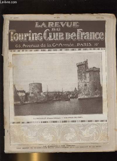 TOURING - CLUB DE FRANCE N 335. La Rochelle - Vue prise du port.