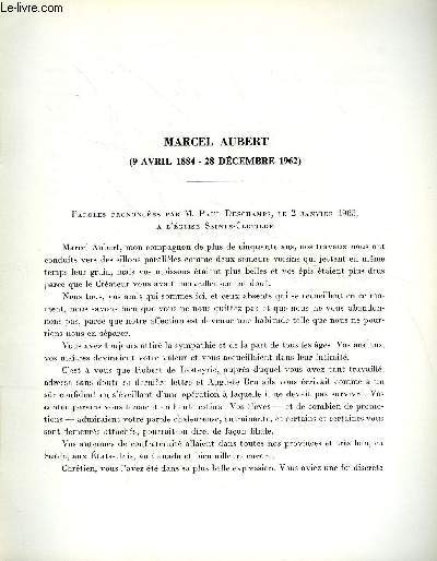 BULLETIN MONUMENTAL 121e VOLUME DE LA COLLECTION N1 - MARCEL AUBERT (9 AVRIL 1884 - 28 DECEMBRE 1962) PAR MARC THIBOUT