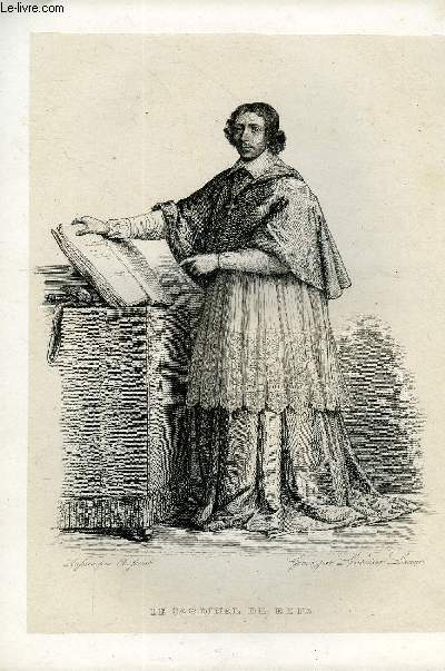 EXTRAIT DU PLUTARQUE FRANCAIS TOME 4 - Vies des hommes et des femmes illustres de la France depuis le cinquime sicle jusqu' nos jours. LE CARDINAL DE RETZ, NE EN 1614, MORT EN 1679