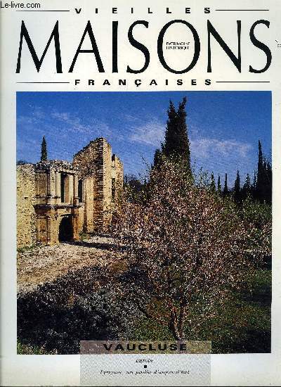 VIEILLES MAISONS FRANCAISES N148 - DITORIAL,par Georges de Grandmaison.VAUCLUSE, LE PAYS QUI A VU LES PAPES,par Michel Hayez.MAISONS ROMAINES,par Yves de Kisch.CHTEAUX DE SOLEIL,par Frdric d'Agay.RENCONTRES ITALIE-FRANCE