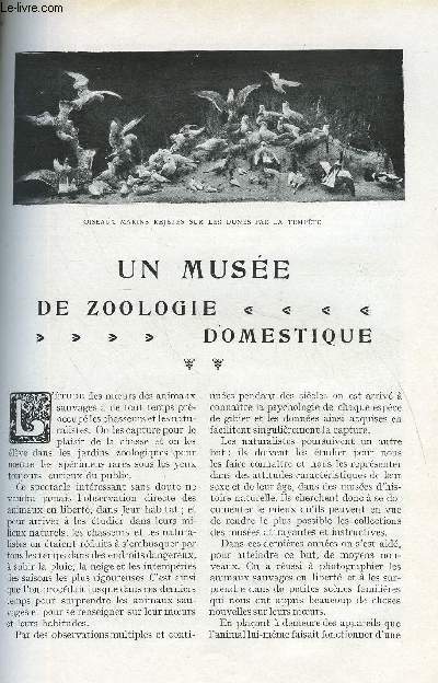 LE MONDE MODERNE TOME 26 - UN MUSEE DE ZOOLOGIE DOMESTIQUE + L'EVOLUTION D'UN POETE + EN VISITE CHEZ LES OSTIAKS