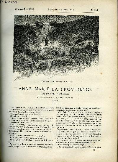 SUPPLEMENT A LA REVUE MAME N 214 - Anne-Marie la providence (suite) II. Le charnier des islettes par Daniel Laumonier, illustrations de Orazi