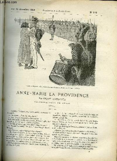 SUPPLEMENT A LA REVUE MAME N 219 - Anne-Marie la providence (suite) V. On se retrouve par Daniel Laumonier, illustrations de Orazi