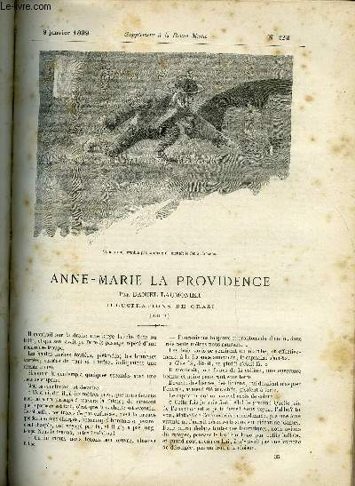 SUPPLEMENT A LA REVUE MAME N 223 - Anne-Marie la providence (suite) par Daniel Laumonier, illustrations de Orazi
