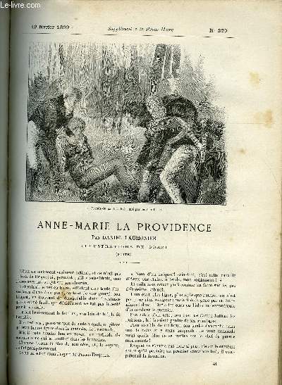 SUPPLEMENT A LA REVUE MAME N 229 - Anne-Marie la providence (suite) par Daniel Laumonier, illustrations de Orazi