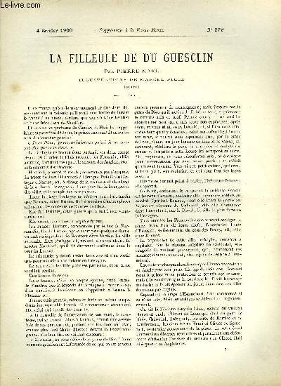 SUPPLEMENT A LA REVUE MAME N 279 - La filleule de Du Guesclin (suite) par Pierre Mael, illustrations de Marcel Pille