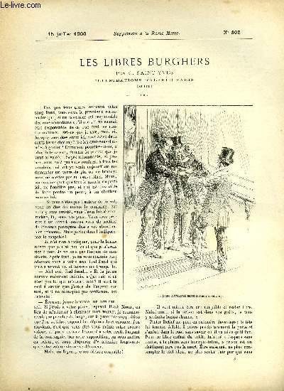 SUPPLEMENT A LA REVUE MAME N 302 - Les libres burghers (suite) Premire partie - Pour la patrie I. par G. Saint-Yves, illustrations d'Alfred Paris