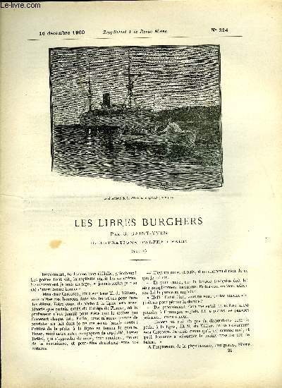SUPPLEMENT A LA REVUE MAME N 324 - Les libres burghers (suite) par G. Saint-Yves, illustrations d'Alfred Paris