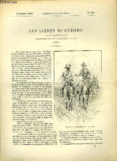 SUPPLEMENT A LA REVUE MAME N 328 - Les libres burghers (suite) par G. Saint-Yves, illustrations d'Alfred Paris