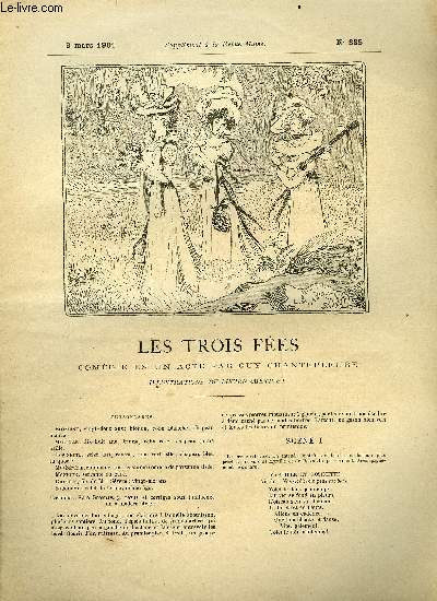 SUPPLEMENT A LA REVUE MAME N 335 - Les trois fes - Comdie en un acte par Guy Chantepleure, illustrations de Lucien Mtivet