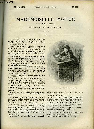 SUPPLEMENT A LA REVUE MAME N 403 - Mademoiselle Pompo (suite) XII. Nostalgie par Pierre Mal, illustrations de G. Dutriac