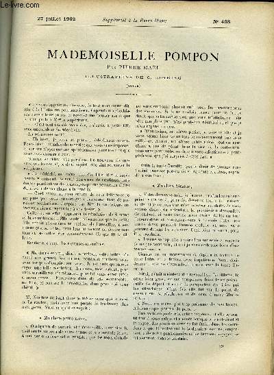 SUPPLEMENT A LA REVUE MAME N 408 - Mademoiselle Pompo (suite) XVI. Une bonne mre par Pierre Mal, illustrations de G. Dutriac
