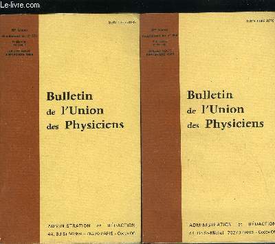 Supplments au Bulletin de l'union des physiciens n 676 - Annales du Baccalaurat Sries C et E, Sries D