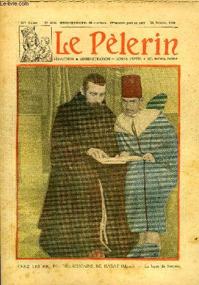 Le Plerin n 2796 - Chez les RR. PP. Franciscains de Rabat, Un vrai remde, Lettre du Tchkiang, La premire victoire de Moune (suite)