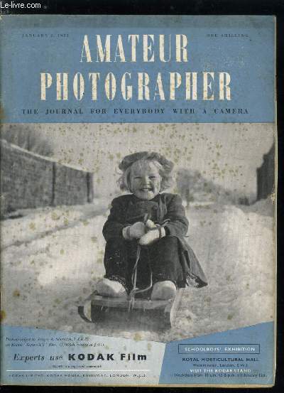 Amateur photographer n 3295 - Snow by A. Stanier, Pyro for lantern plates by H. Bryce Thomson, Dockland at night by W.J. Cox, Man at work by Leslie Sansom, How I make my exhibition pictures by Stanley J. Faithfull, Pausing points, Producing a club