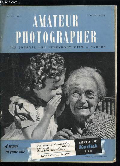 Amateur photographer n 3323 - Wider perforated film, Against the light by Raymond P. Smith, Photography with a purpose by lieut. col. F. Evans, Open-air portraiture by O.W. Enlund, Camera in cornwall by Anthony A'Hern, Photographic personalities by G.L.