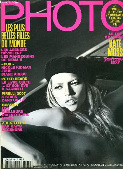 Photo n 435 - L'album sexy de Kate Moss, Le Pirelli 2007, Agence Viva, la petite agence de mannequin par la taille mais la plus grande par l'aura, Le tour de Paris des meilleures agences, Nicole Kidman dans le film Fur, Agence Women