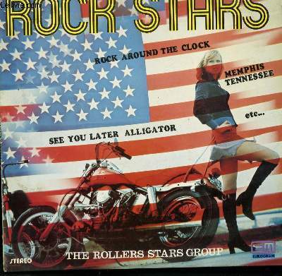 DISQUE VINYLE 33T ROCK AROUND THE CLOCK / KANSAS CITY / RIT IT /SEE YOU LATER ALLIGATOR / MEMPHIS TENNESSEE / LOGN TALL....