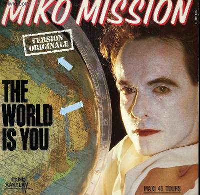 DISQUE VINYLE MAXI 45 T. THE WORLD IS YOU.