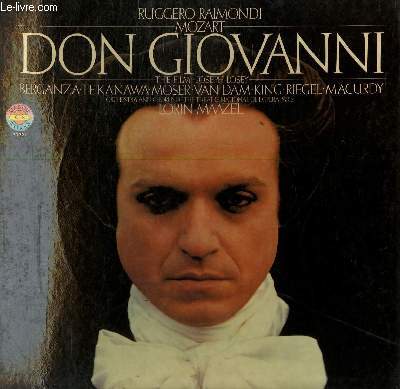 3 DISQUES VINYLE 33T DON GIOVANNI. THE FILM.